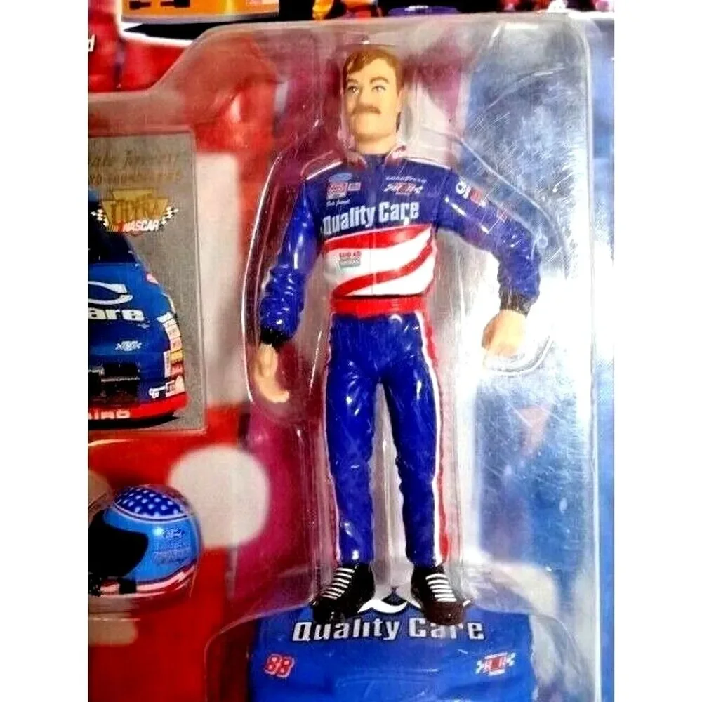NASCAR Superstars of Racing DALE JARRETT Action Figure Collector Card 1977 Gift